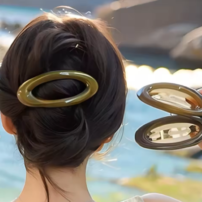 Barrette cheveux femme tendance accessoire yoga cheveux retenus