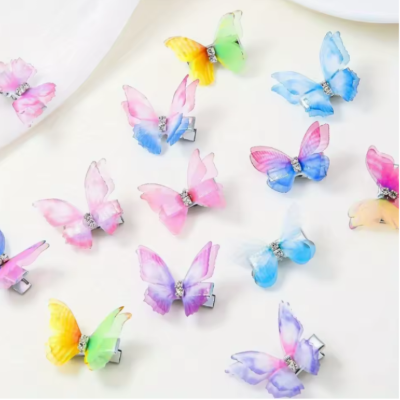Pince cheveux papillon miniature pose deux secondes facile
