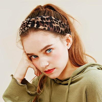 Bandeau cheveux bohème motifs fleuris