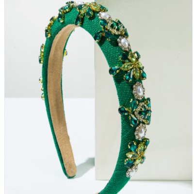 Bandeau cheveux femme rose pâle chic