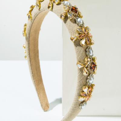 Bandeau femme luxe finition artisanale exceptionnelle