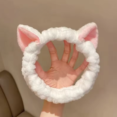 Bandeau maquillage anti glissement pour soins précis