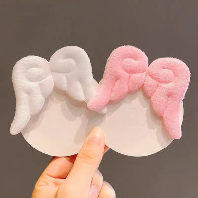 Barette cheveux ailes d’ange peluche lot 20 pièces