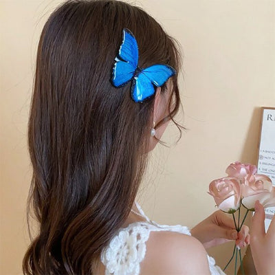 Barrette cheveux femme chic élégante dorée