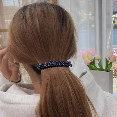Barrette cheveux femme élégante en cristal brillant
