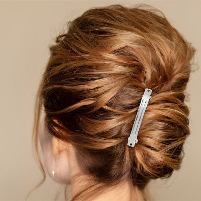 Barrette cheveux femme tendance design minimaliste élégant pour bureau