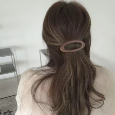 Barrette cheveux femme tendance pince métal anti-glisse
