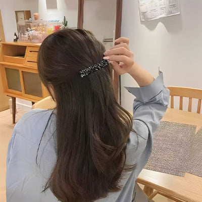 Barrette cheveux femme tendance pour coiffure chic