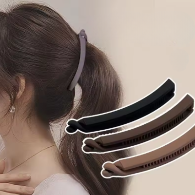 Barrette cheveux femme tendance style coréen demi-queue romantique bureau