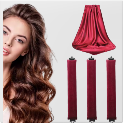 Bigoudis sans chaleur mousse douce boucles naturelles
