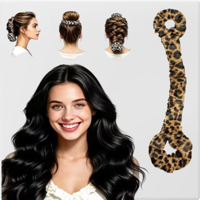 Bigoudis sans chaleur satin boucles naturelles nuit