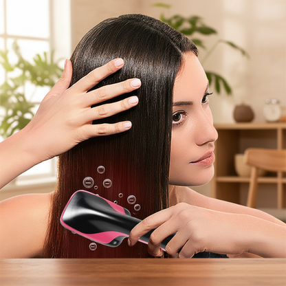 Brosse à cheveux ionique cheveux brillants sans frisottis