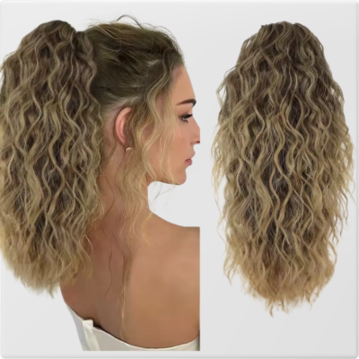 Extension boucles 45cm ondulée naturelle Nova Coiffure