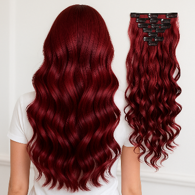 Extension cheveux à clip volume naturel et élégant