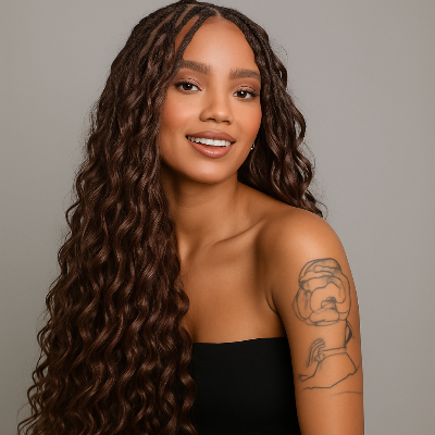 Extension cheveux bouclés longs volume naturel