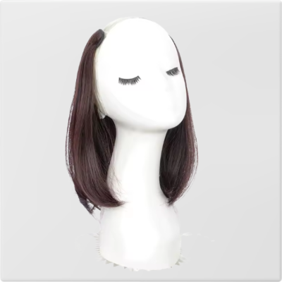 Extension cheveux clip brun acajou couleur disponible