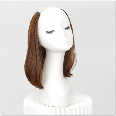 Extension cheveux clip brun pose rapide invisible