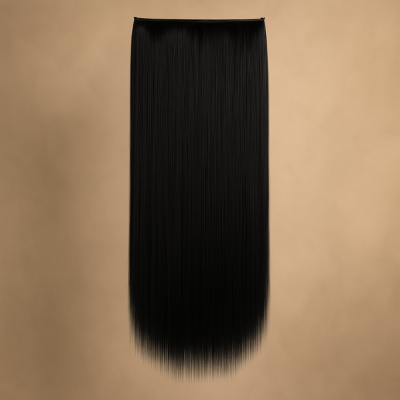 Extension cheveux en clip lisse noir