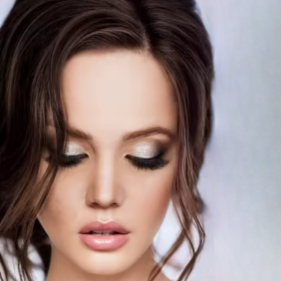 Frange Rideau Cheveux Bouclés femme chic