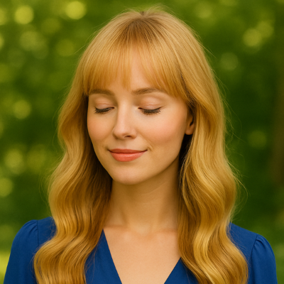 Frange cheveux ondulés chic