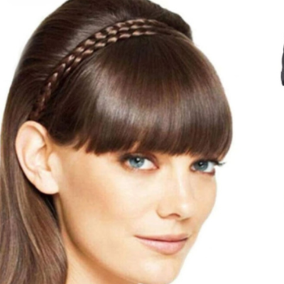 Frange perruque effet naturel femme