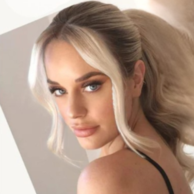 Frange rideau cheveux ondulés élégant