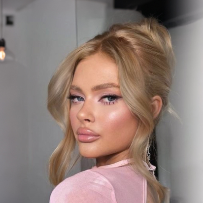 Frange rideau cheveux ondulés personnalisable