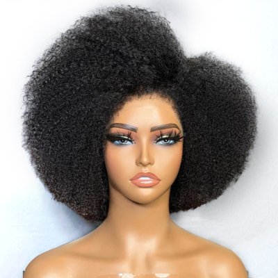 Perruque afro crépus boucles souples aspect naturel