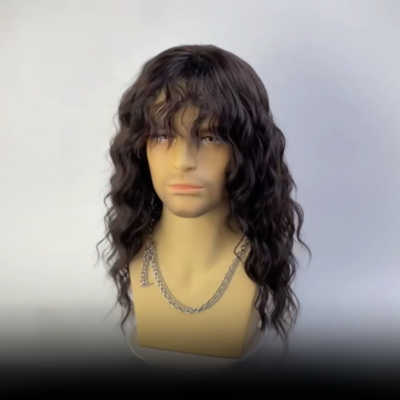 Perruque realiste homme fibre haute température résistante