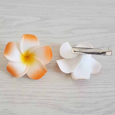 Pince à cheveux fleur enterrement vie jeune fille