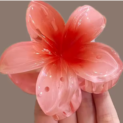 Pince fleur hawaïenne grande fleur effet saisissant