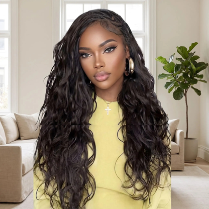 Rajout cheveux naturels vietnamiens bruts body wave brillance