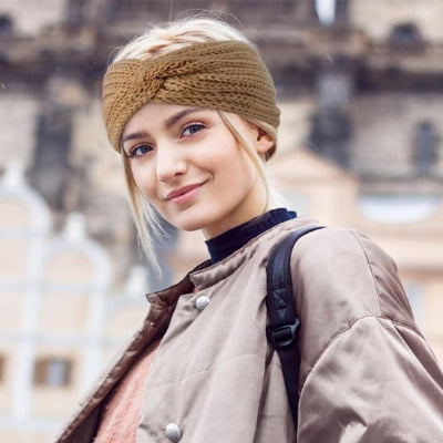 Bandeau pour femme style Bohemia Cashmere Cross Wrap