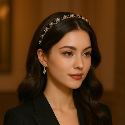 bandeau pour femme tenue soirée chic