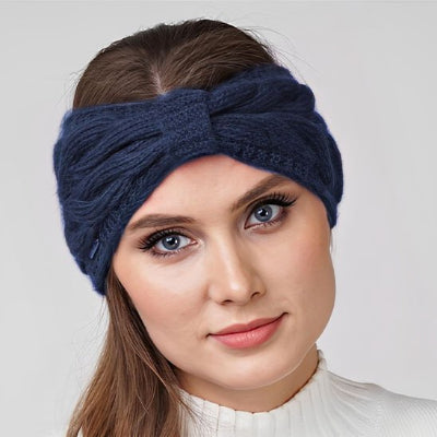 Bandeau pour femme turban tricoté