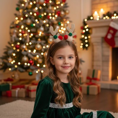 Barrette cheveux cerf