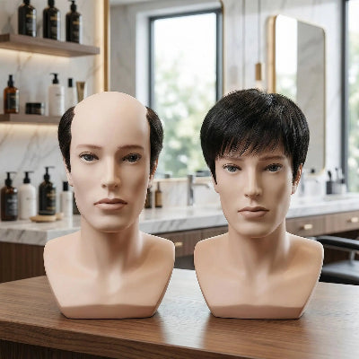 calvitie perruque aspect mat réaliste