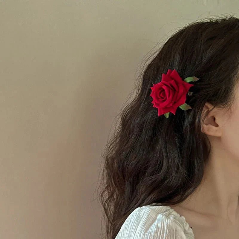 Épingle à cheveux - RoseFlower™ - Rouge - Nova Coiffure