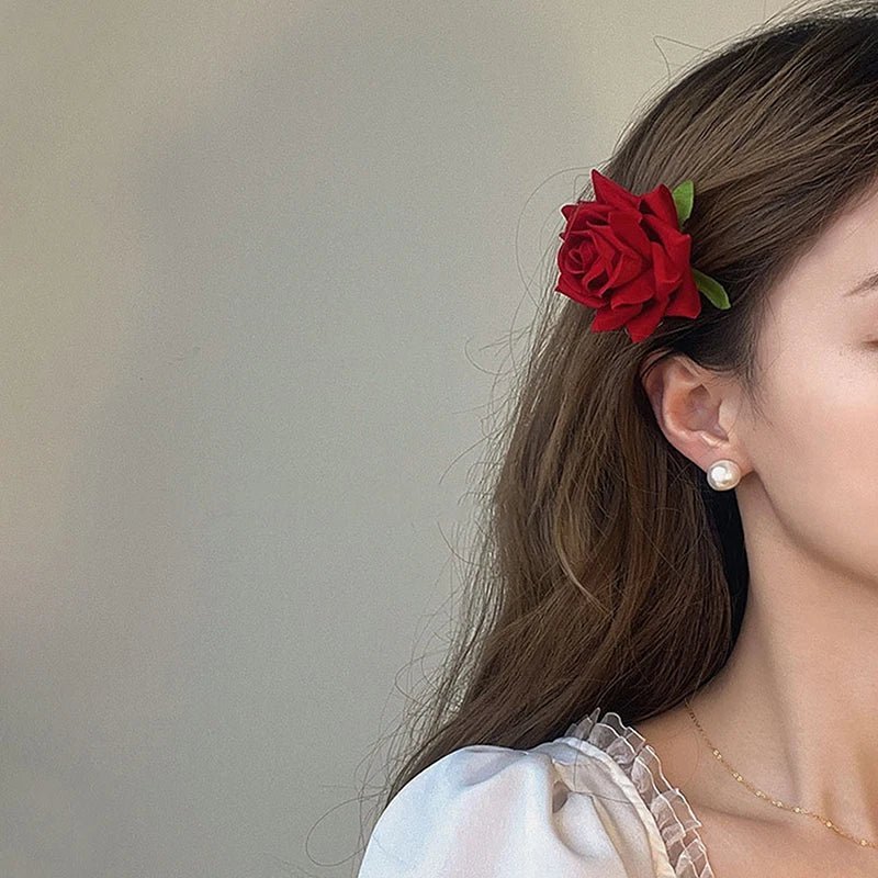 Épingle à cheveux - RoseFlower™ - Rouge - Nova Coiffure
