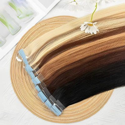 Extension cheveux Remy blond lumineux