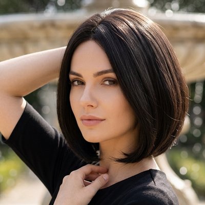 Extension cheveux clip noire lisse 4 clips