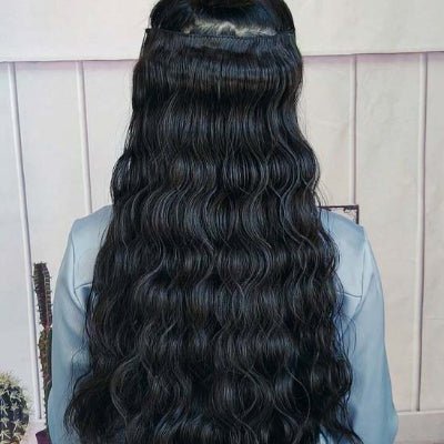 Extension cheveux en clip ondulé effet soyeux