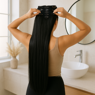 extension cheveux pour coiffure élégante