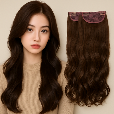 extension de cheveux effet naturelle