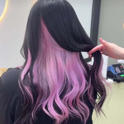 Extensions cheveux à clip bicolores tendance