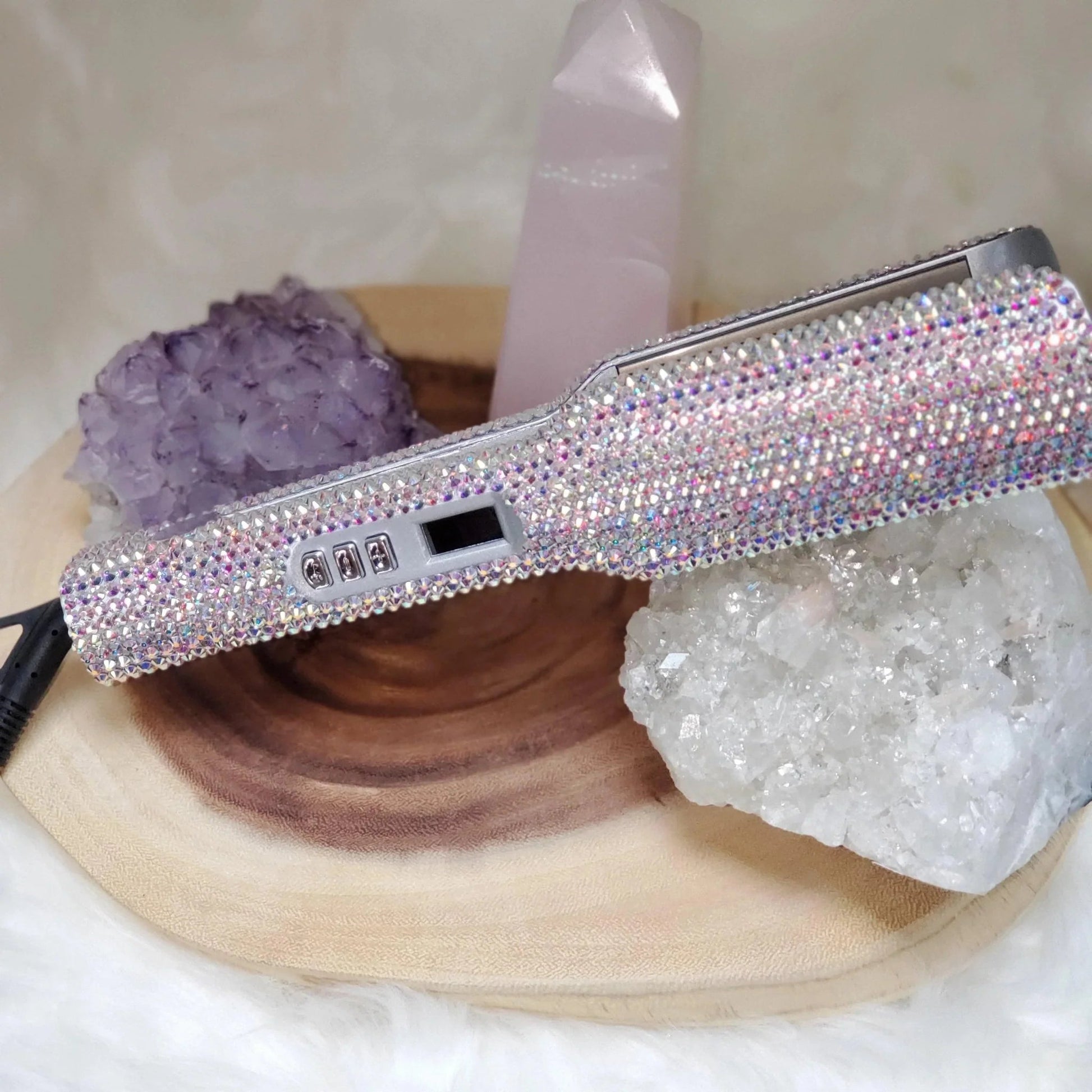 Lisseur Professionnel - RhinestoneStyler™ - Blanc - Nova Coiffure