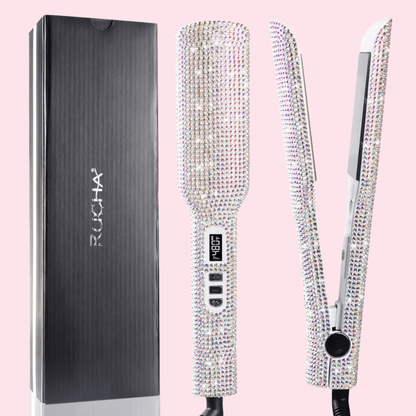 Lisseur Professionnel - RhinestoneStyler™ - Blanc - Nova Coiffure