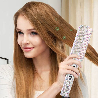 Lisseur Professionnel - RhinestoneStyler™ - Blanc - Nova Coiffure