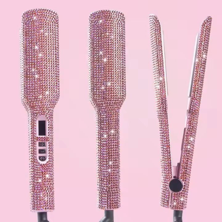 Lisseur Professionnel - RhinestoneStyler™ - Rose - Nova Coiffure