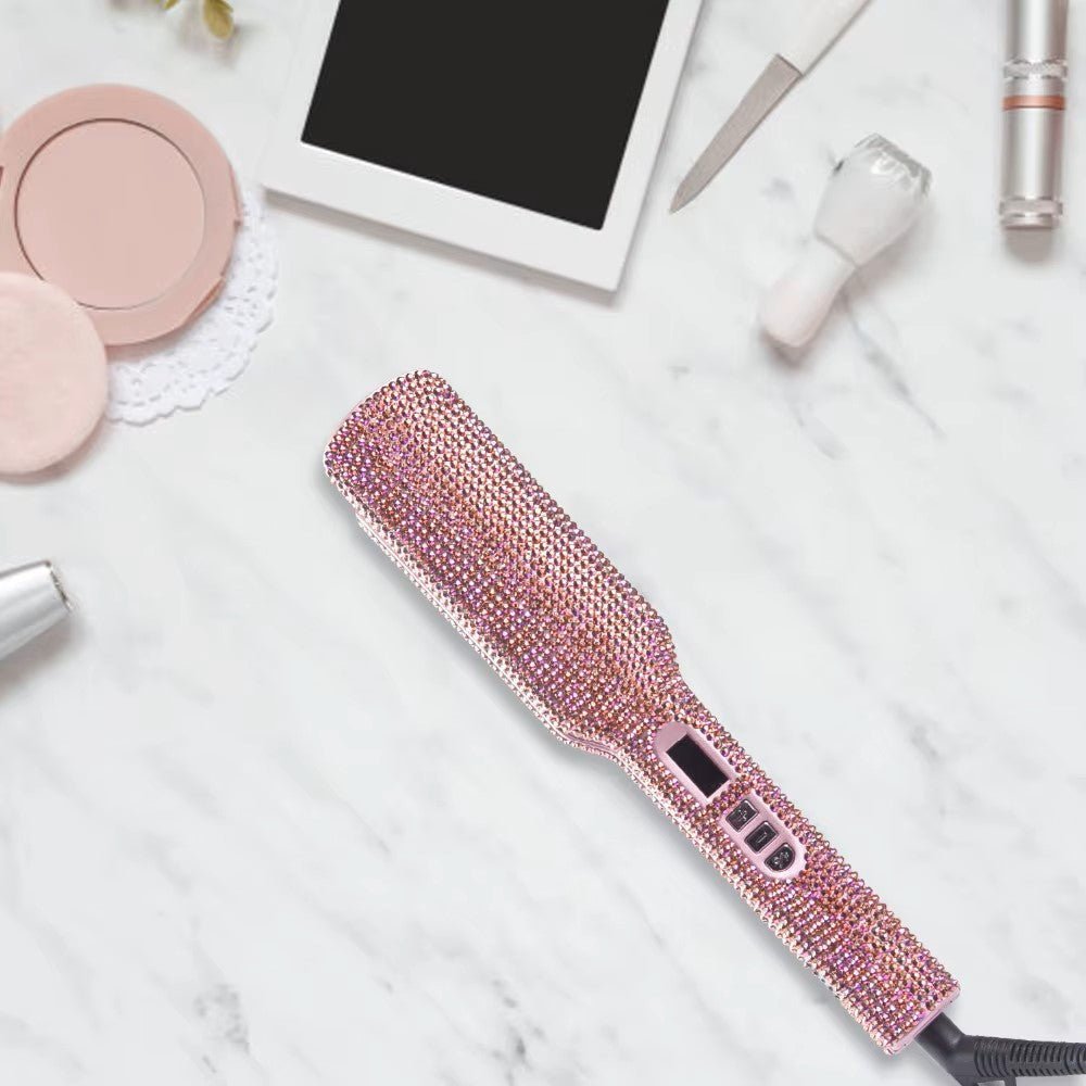 Lisseur Professionnel - RhinestoneStyler™ - Rose - Nova Coiffure